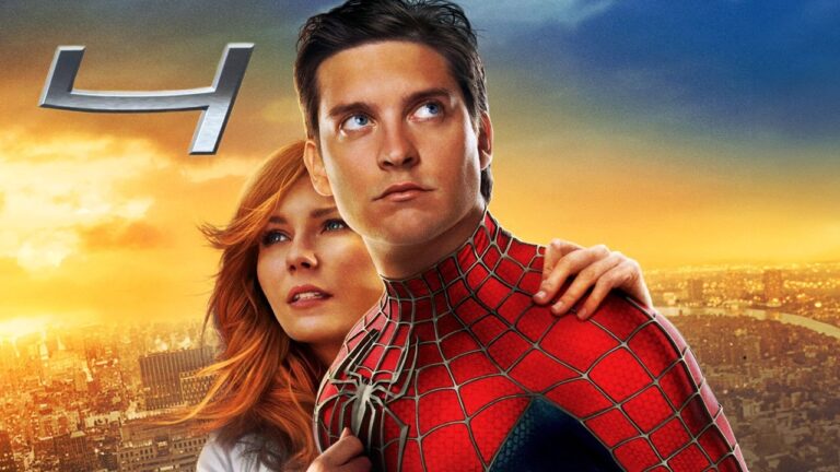 Tobey Maguire in Spiderman 4