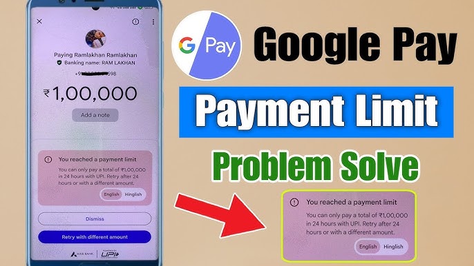 How to Remove UPI Transaction Limit in Google Pay