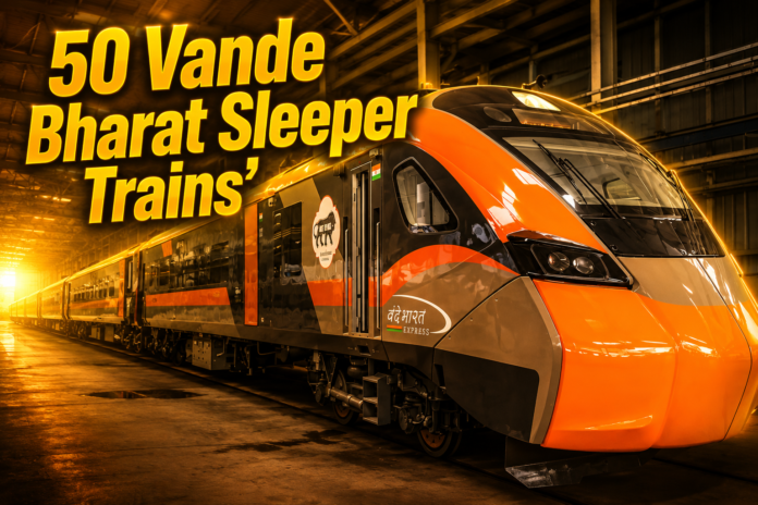 50 Vande Bharat Sleeper Trains