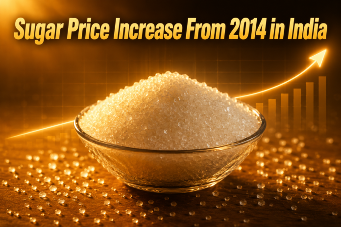 Sugar Price Increase From 2014 in India