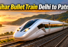 Bihar Bullet Train Delhi to Patna: अब दिल्ली से पटना सिर्फ 4.5 घंटे में? जानिए पूरा प्लान Bihar Bullet Train Delhi to Patna